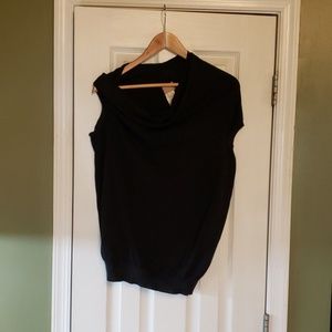 Sleeveless asymmetrical cowlneck Lanvin sweater